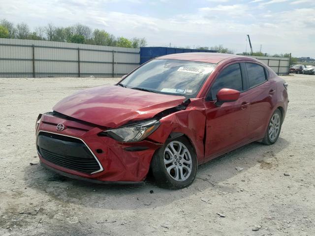 3MYDLBZVXGY141534 - 2016 TOYOTA SCION IA RED photo 2