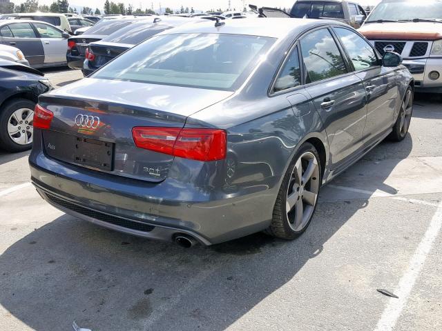 WAUHGAFC5FN006245 - 2015 AUDI A6 PRESTIG CHARCOAL photo 4