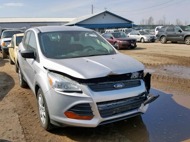 1FMCU0F74EUD06586 - 2014 FORD ESCAPE S SILVER photo 1