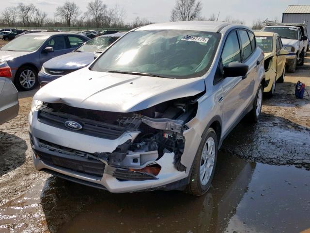 1FMCU0F74EUD06586 - 2014 FORD ESCAPE S SILVER photo 2