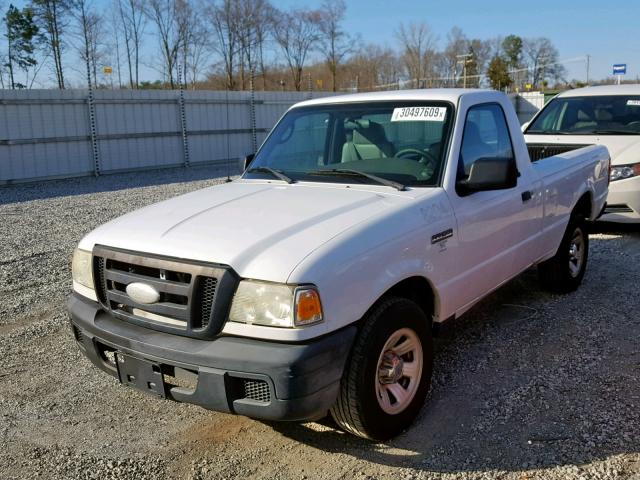 1FTYR10DX7PA79826 - 2007 FORD RANGER WHITE photo 2