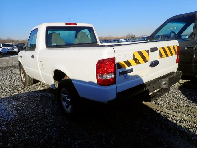 1FTYR10DX7PA79826 - 2007 FORD RANGER WHITE photo 3