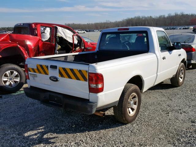 1FTYR10DX7PA79826 - 2007 FORD RANGER WHITE photo 4