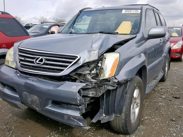 JTJBT20X440038035 - 2004 LEXUS GX 470 GRAY photo 2