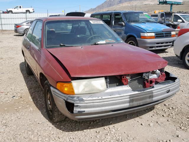 1FAPP10J1NW116505 - 1992 FORD ESCORT PON MAROON photo 1