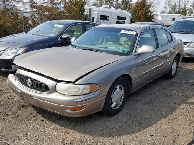 1G4HP54K7YU115105 - 2000 BUICK LESABRE CU TAN photo 2