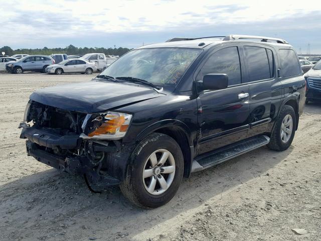 5N1BA0ND0EN609399 - 2014 NISSAN ARMADA SV BLACK photo 2