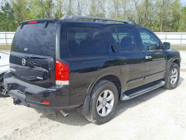 5N1BA0ND0EN609399 - 2014 NISSAN ARMADA SV BLACK photo 4