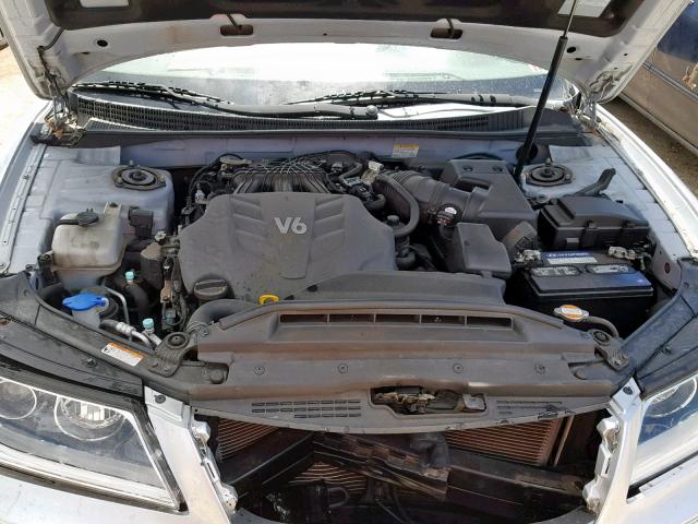 KMHFC4DD1BA536468 - 2011 HYUNDAI AZERA GLS SILVER photo 7