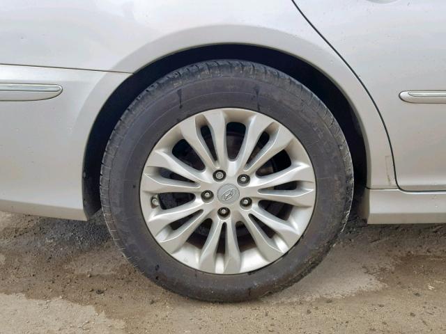 KMHFC4DD1BA536468 - 2011 HYUNDAI AZERA GLS SILVER photo 9