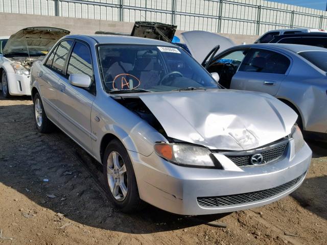 JM1BJ225230139030 - 2003 MAZDA PROTEGE DX SILVER photo 1