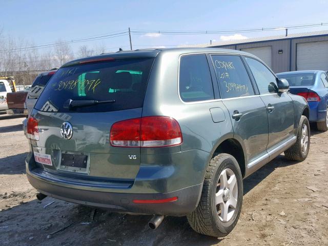 WVGZG77L96D026377 - 2006 VOLKSWAGEN TOUAREG 3. GREEN photo 4