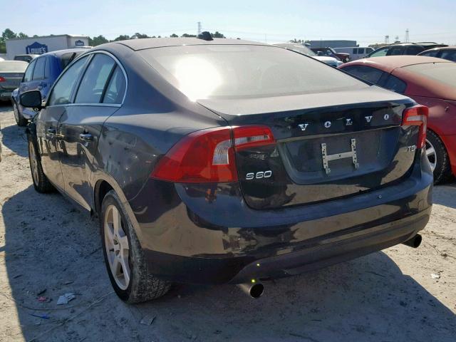 YV1622FS8C2136422 - 2012 VOLVO S60 T5 BLACK photo 3