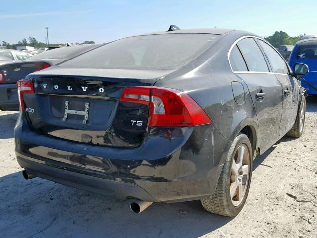 YV1622FS8C2136422 - 2012 VOLVO S60 T5 BLACK photo 4