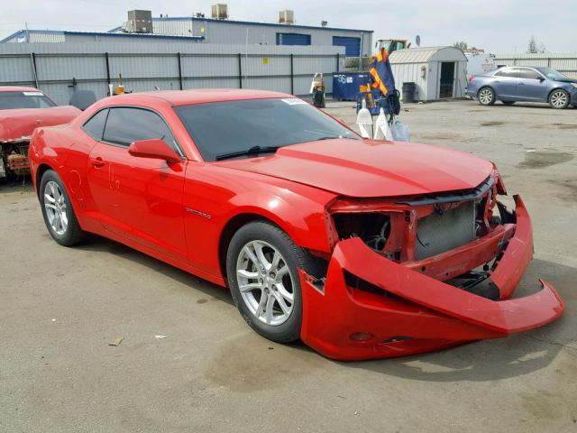 2G1FB1E37F9242949 - 2015 CHEVROLET CAMARO LS RED photo 1