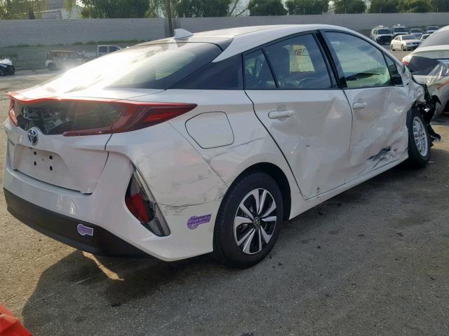 JTDKARFP0J3100873 - 2018 TOYOTA PRIUS PRIM 白色 照片 4