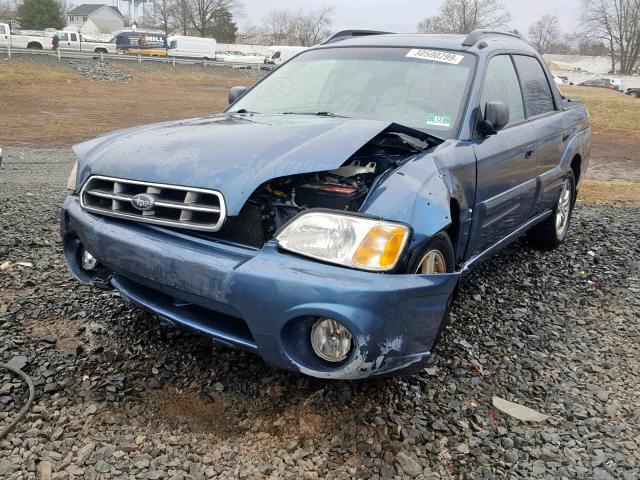 4S4BT62C867104080 - 2006 SUBARU BAJA SPORT BLUE photo 2