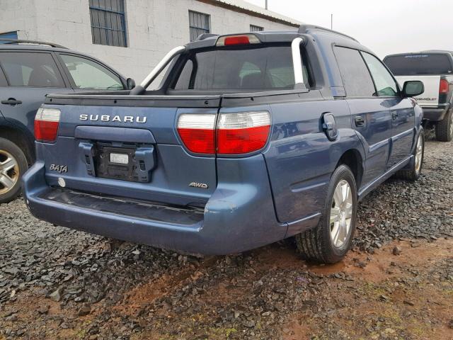 4S4BT62C867104080 - 2006 SUBARU BAJA SPORT BLUE photo 4