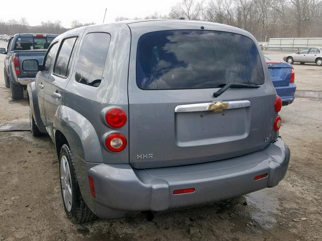 3GNDA13D77S536263 - 2007 CHEVROLET HHR LS GRAY photo 3