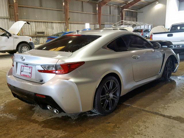 JTHHP5BC1H5006065 - 2017 LEXUS RC-F SILVER photo 4