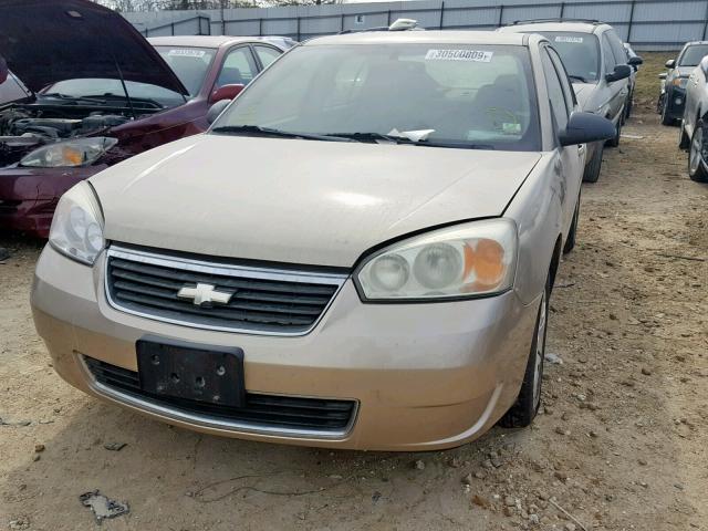 1G1ZS58F17F309306 - 2007 CHEVROLET MALIBU LS BEIGE photo 2
