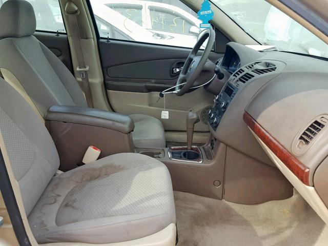 1G1ZS58F17F309306 - 2007 CHEVROLET MALIBU LS BEIGE photo 5