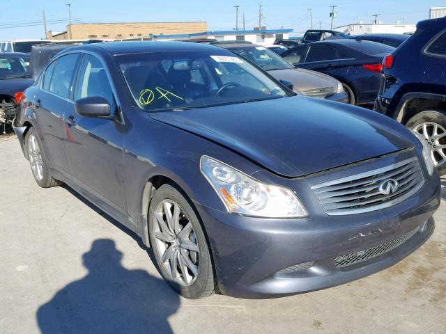 JNKCV61E89M011456 - 2009 INFINITI G37 BASE BLUE photo 1