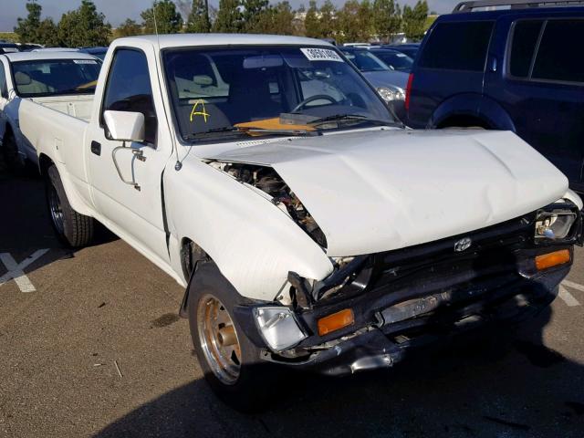 4TARN81A6NZ048065 - 1992 TOYOTA PICKUP 1/2 WHITE photo 1