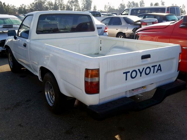 4TARN81A6NZ048065 - 1992 TOYOTA PICKUP 1/2 WHITE photo 3