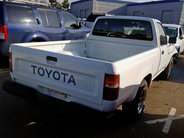 4TARN81A6NZ048065 - 1992 TOYOTA PICKUP 1/2 WHITE photo 4