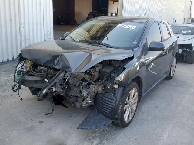 JM1BL1K62B1478022 - 2011 MAZDA 3 S CHARCOAL photo 2