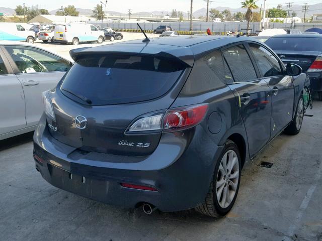 JM1BL1K62B1478022 - 2011 MAZDA 3 S CHARCOAL photo 4