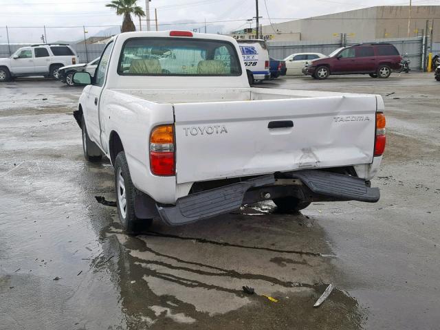 5TENL42N14Z461131 - 2004 TOYOTA TACOMA WHITE photo 3