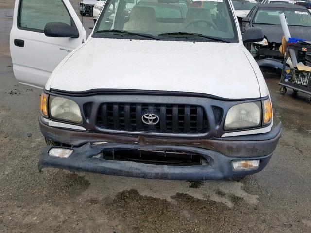 5TENL42N14Z461131 - 2004 TOYOTA TACOMA WHITE photo 7