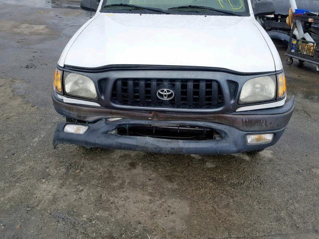 5TENL42N14Z461131 - 2004 TOYOTA TACOMA WHITE photo 9