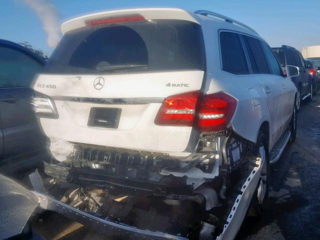 4JGDF6EE3HA787938 - 2017 MERCEDES-BENZ GLS 450 4M WHITE photo 4