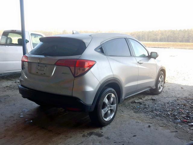 3CZRU6H70GM756302 - 2016 HONDA HR-V EXL SILVER photo 4