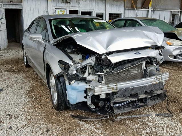 3FA6P0HR7DR266670 - 2013 FORD FUSION SE SILVER photo 1