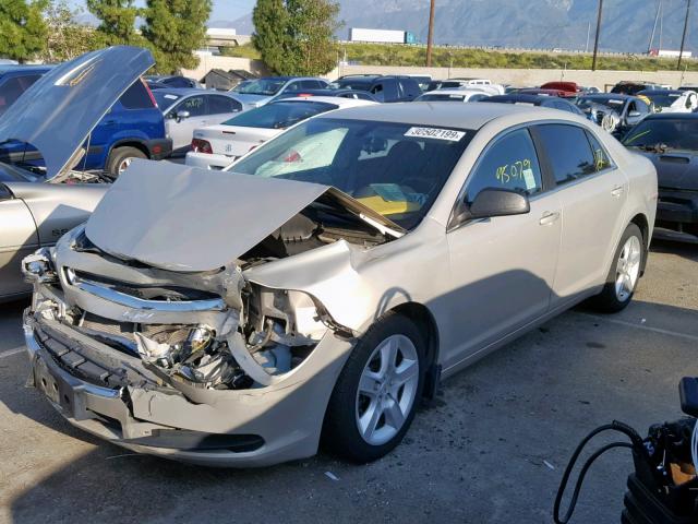 1G1ZB5E08CF198425 - 2012 CHEVROLET MALIBU LS SILVER photo 2