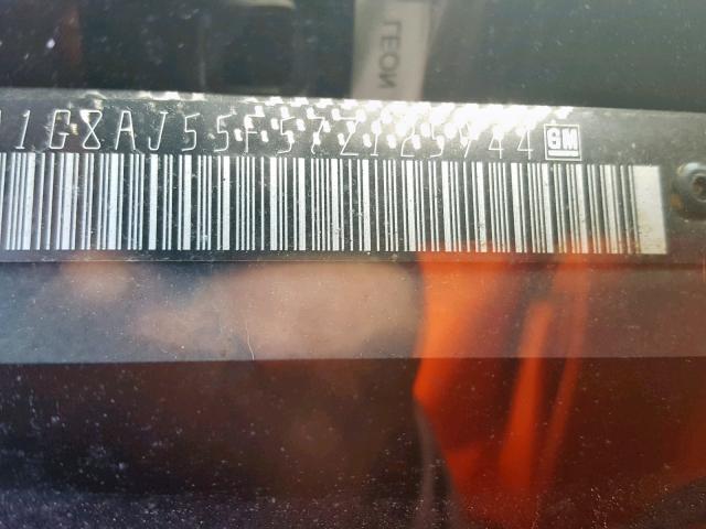 1G8AJ55F57Z125944 - 2007 SATURN ION LEVEL SILVER photo 10