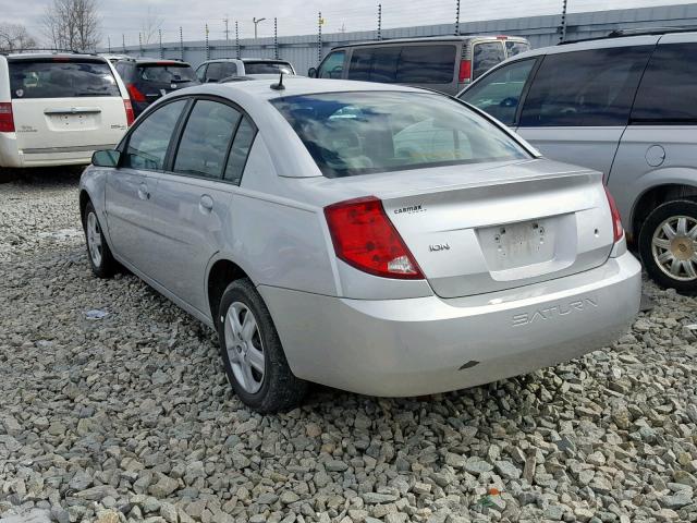 1G8AJ55F57Z125944 - 2007 SATURN ION LEVEL SILVER photo 3