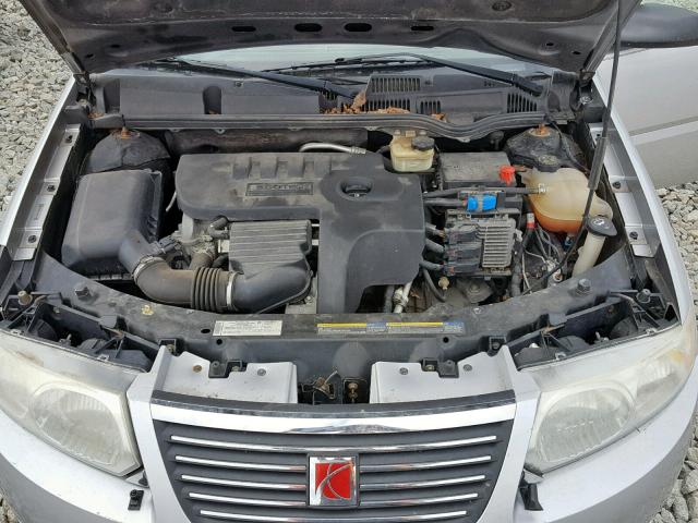 1G8AJ55F57Z125944 - 2007 SATURN ION LEVEL SILVER photo 7