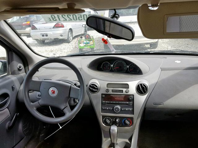 1G8AJ55F57Z125944 - 2007 SATURN ION LEVEL SILVER photo 9