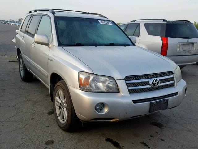 JTEEW21A860032819 - 2006 TOYOTA HIGHLANDER SILVER photo 1