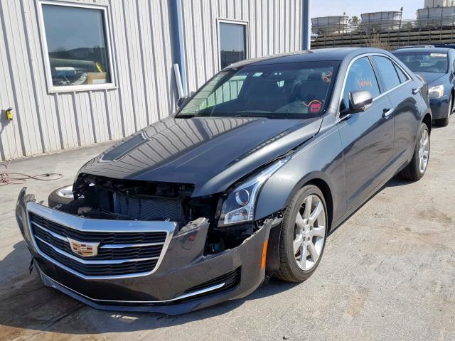 1G6AH5RX5F0108491 - 2015 CADILLAC ATS LUXURY BLACK photo 2