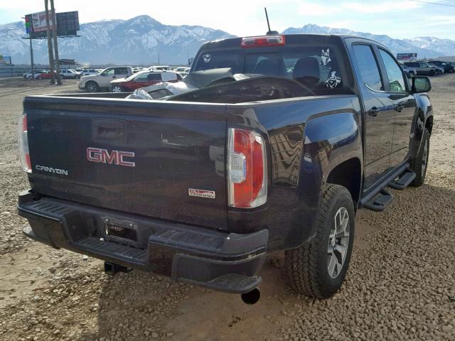 1GTP6CE14H1285954 - 2017 GMC CANYON SLE BLACK photo 4