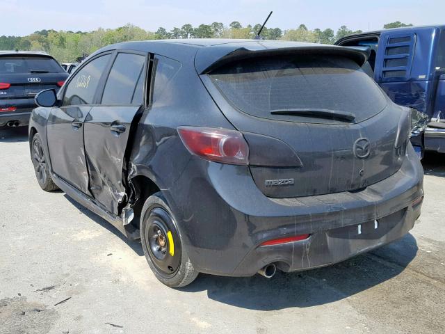 JM1BL1K66B1378697 - 2011 MAZDA 3 S BLACK photo 3