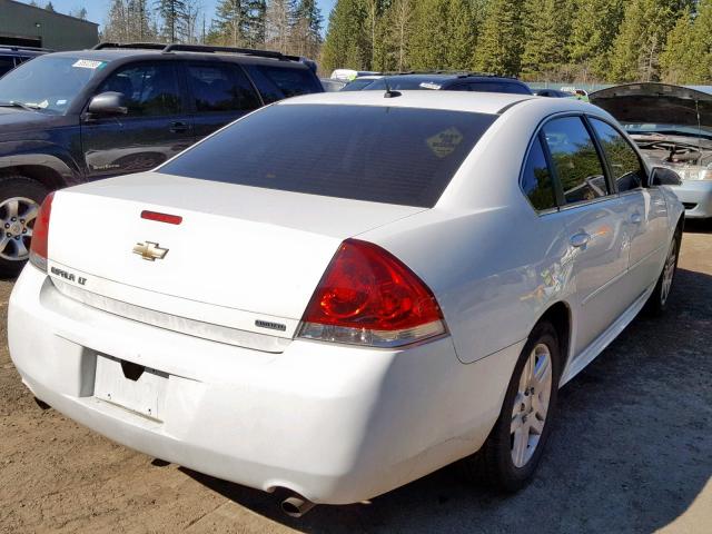 2G1WB5E37E1112190 - 2014 CHEVROLET IMPALA LIM WHITE photo 4