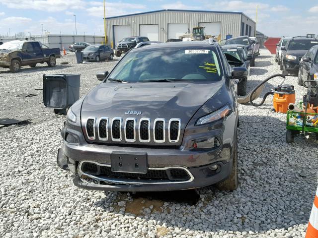 1C4PJMDS0HW545154 - 2017 JEEP CHEROKEE L BLACK photo 2