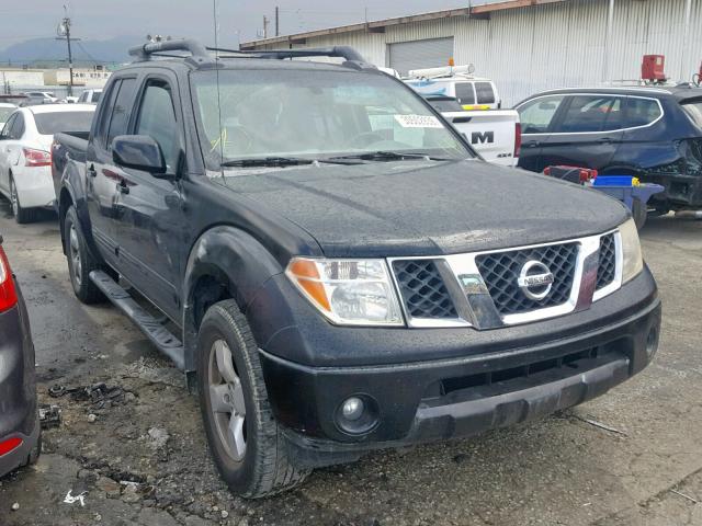 1N6AD07U66C461631 - 2006 NISSAN FRONTIER C BLACK photo 1